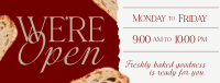 Bakery Opening Hours Facebook Cover Preview