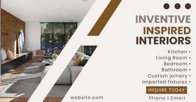 Inventive Inspired Interiors Facebook ad Image Preview