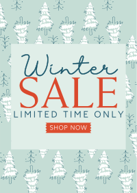 Winter Pines Sale Flyer Design