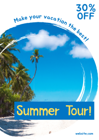 Summer Tour Poster Design