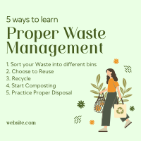 Proper Waste Management Linkedin Post Image Preview