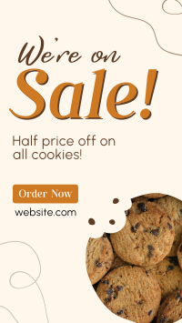 Cookie Dessert Sale Facebook story Image Preview