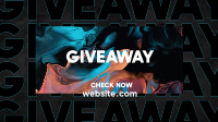 Giveaway Gradient  Facebook event cover Image Preview