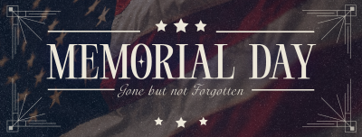 Elegant Memorial Day Facebook cover Image Preview