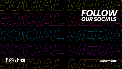 Follow Our Socials Zoom background Image Preview