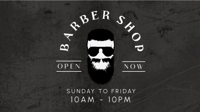 Bearded Barbers Facebook event cover Image Preview