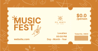 Music Fest Doodle Facebook Ad Image Preview