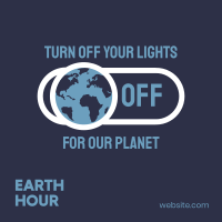 Earth Switch Off Linkedin Post Image Preview