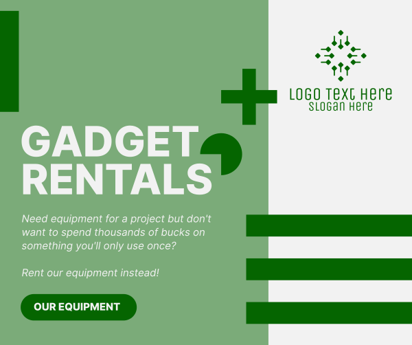 Stripe Rentals Facebook Post Design Image Preview