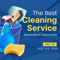 The Best Cleaning Service Instagram Post Design