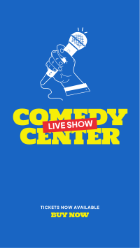 Comedy Center Facebook Story Design