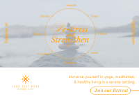 Yoga Retreat Postcard Image Preview