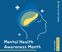 Mental Health Month Facebook post | BrandCrowd Facebook post Maker