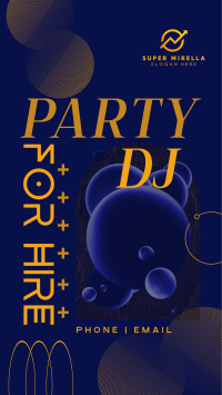 Party DJ Facebook Story Image Preview