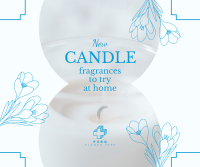 Handmade Candle Shop Facebook Post Design