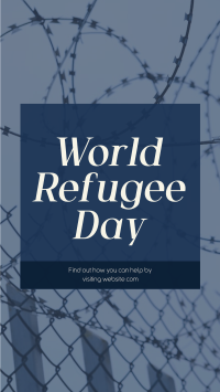 Help Refugees Instagram Story Design