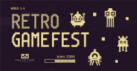 Retro Game Fest Facebook Ad Design