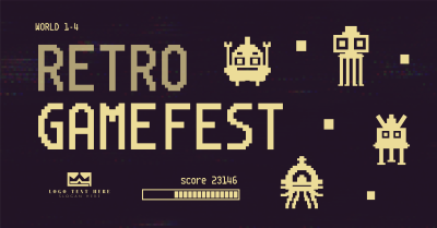 Retro Game Fest Facebook ad Image Preview