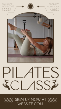 Rustic Pilates Class YouTube Short Image Preview