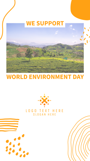 We Support World Environment Day Instagram story Image Preview
