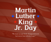 Martin Luther Tribute Facebook Post Design