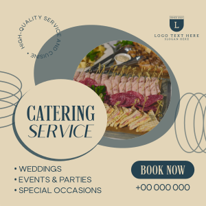 Classy Catering Service Instagram post Image Preview
