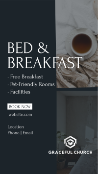 Bed and Breakfast Services Facebook story Image Preview