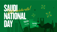 Saudi Day Celebration Facebook Event Cover Design