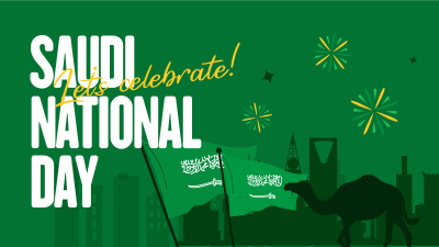 Saudi Day Celebration Facebook event cover Image Preview