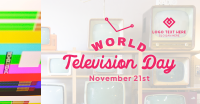 Rustic TV Day Facebook ad Image Preview