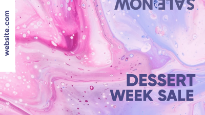 Dessert Week Sale Facebook event cover Image Preview