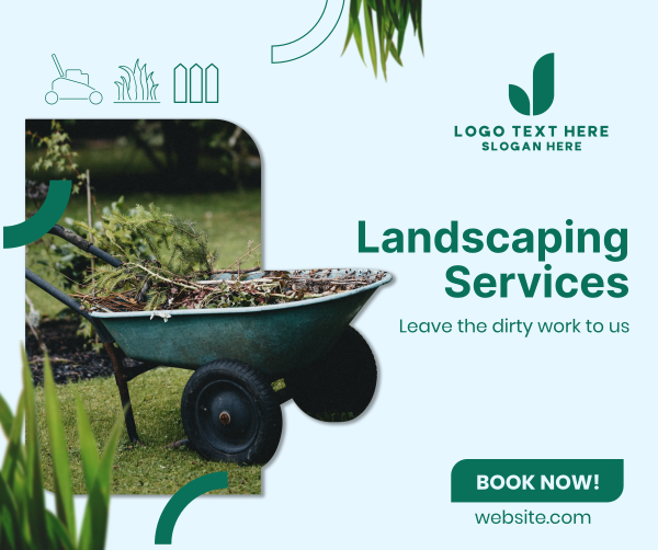 Lawn Mowing Services Facebook Post Design Image Preview