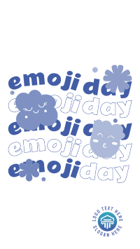 Emojis & Flowers Instagram Story Design