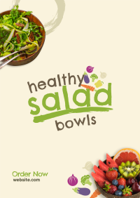 Salad Bowls Special Poster Design