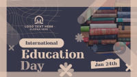 Happy Education Day  Facebook Event Cover Design