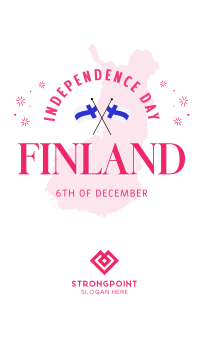 Independence Day For Finland Facebook Story Design