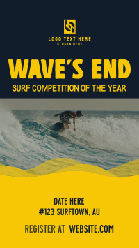 Surfing Competition YouTube Short Design