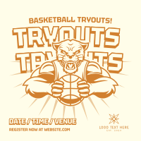 Basketball Tryout Instagram Post Preview