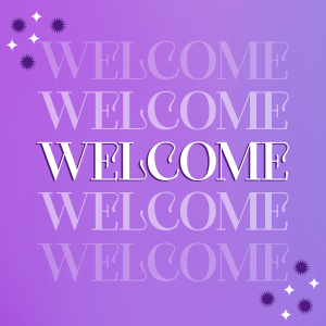 Gradient Sparkly Welcome Instagram post Image Preview