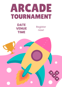 Arcade Tournament Flyer Image Preview
