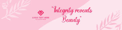 Beauty Dainty Pattern LinkedIn banner Image Preview