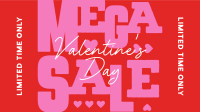 Valentine's Mega Sale Facebook Event Cover Design