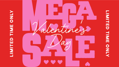 Valentine's Mega Sale Facebook event cover Image Preview