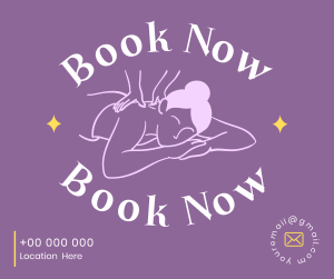 Massage Booking Facebook post