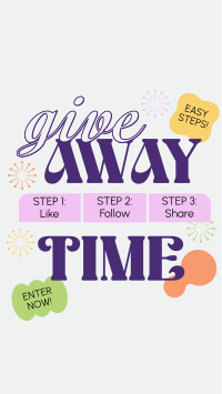 Simple Giveaway Steps TikTok Video Image Preview