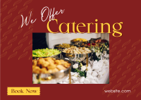 Dainty Catering Provider Postcard Image Preview
