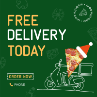 Holiday Pizza Delivery Instagram post Image Preview