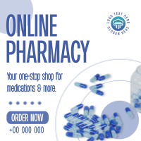 Geometric Online Pharmacy  Instagram Post Preview