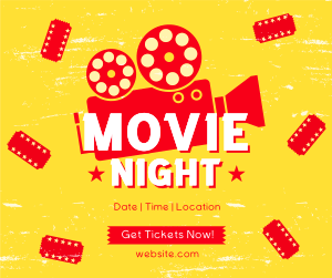 Movie Night Tickets Facebook post Image Preview