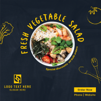 Salad Chalkboard Instagram post Image Preview